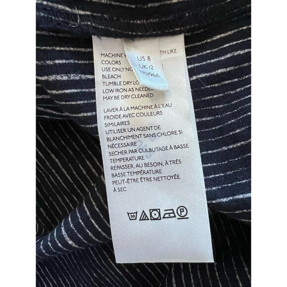 ANTHROPOLOGIE Bloomingprint Dress Size 8 Adrienne Flounced Midi Floral Pockets - Picture 11 of 16